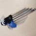 Set 9 chei imbus cap sferic Cr-V extra lungi tip L