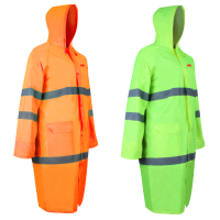 Pelerina impermeabila lunga reflectorizanta Orange L-52